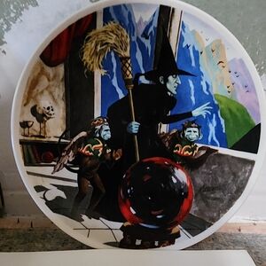 Vintage Wizard Of Oz Plate - The Wicked Witch Of The West